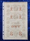 186x The Shetucket Bank   Norwich Ct   Uncut Sheet Obsolete Remainders