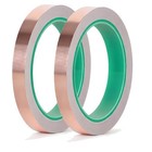 2 Rolls Copper Foil Tape  1 4 Inch X 21 8 Yards Double-sided Conductive Adhesive