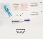 Body Piercing Set Disposable Forceps 14g  Kit Naval Nipple Nose Ear Brow