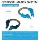 Dental Matrix Bands Ring Sectional Matrice Clamp Wedges Fit Palodent V3 System