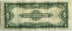 1923  1 One Dollar Us Silver Certificate Large Note - Blue Seal - Horse Blanket