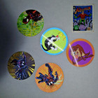 Cracker Jack Lot 268 -spiderman Flicker Pogs With Aquaman Stamp