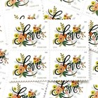 2018 Us Love Flourishes 100pc - 5 Sheets 20 Sheet Scott  5255 Mint
