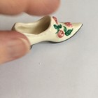 Vintage Tiny Floral Shoe Pointed Toe 2 3 4  Miniature