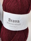2 Skeins Knit Picks Brava Worsted Weight Yarn - Currant - 218 Yards Each - New