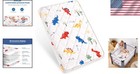 Portable Crib Mattress 38 X 26 High Density Foam For Playard Safety And Comfort