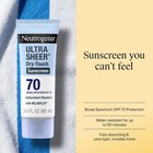 Neutrogena Ultra Sheer Dry Touch Sunscreen Lotion Spf 70 3 Fl Oz