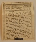 Army Apo 871  cheltenham England  To La Jolla California 1944 V-mail Letter Ww2