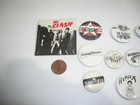 Punk Rock  Button Lot Of 10  Vintage The Clash Descendents Cro Mags 1980 s