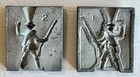 Lead Soldier Molds - 7 Pairs sets Plus 2 Singles - Very Good Cond  No Handles