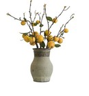 3pcs Artificial Pear Tree Branches Fake Pear Fruit Spur Realistic Home Decor