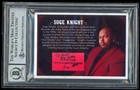 Suge Knight Signed Cut Death Row Records Custom Card 1 1 Bgs 10 Auto Slabbed