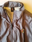 Vintage 90 Nike Challenge Court Men s L Gray Full-zip Windbreaker Jacket Pockets