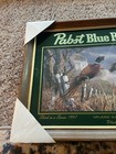 1997 Pabst Blue Ribbon Upland Game Birds Pheasant Beer Mirror Sign Hunting 3rd