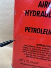 Vintage Empty Texaco Aircraft Hydraulic Oil 15 Gallon Can Aviation Memorabilia