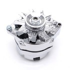 Fits Sbc Chevy Long Water Pump Pulley Kit W Power Steering Pump   Alternator