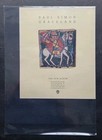 Paul Simon Graceland Album Promo Print Advertisement 1986