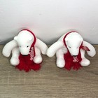 Coca Cola Polar Bear Plush Bean Bag Stuffed Animal Christmas Vintage Lot Mini 4 