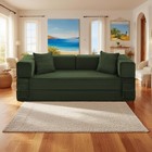 4-in-1 Convertible Sofa Bed  Folding Floor Couch Pull Out Couch Bed With Pillows