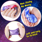 Galaxy Slime Adventure Kit - 15 Non-sticky Stretchy Slime Party Favors For Kids 