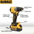 Dewalt-20v- Brushless Compact Electric Screwdriver And Impact Drill Dcd805