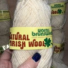Yarns Brunswick Knitting Irish Virgin Wool Skein Lot Of 9 Natural Ivory Vintage