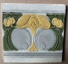Germany - Antique Art Nouveau Majolica  Tile C1900
