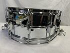 Ludwig No  411 Super Sensitive Snare 6 5x14    10 Lug Blue Olive Badge W Bag