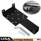 Universal 2  Receiver Trailer Hitch Winch Mount Plate Winch Mounting Bracket
