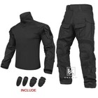 Krydex Gen3 Combat Uniform Set Tactical Shirt    Trousers   Knee Pads Black