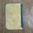 Early 1900s Ledger Pocket Note Book Full Of Notes Bible Verses   Locket Of Hair