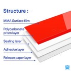 2 x150   Dot-c2 Premium Reflective Red And White Conspicuity Tape Trailer 1 Roll