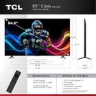 Tcl 85  Qm6k Mini Led Qled 4k  120-144hz  Google Tv  Dolby Atmos  Onkyo  2025