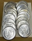 1878-1921 Morgan Silver Dollar Lot Of 5 Au-bu Mixed Dates Pq P  D  S  O  Cc