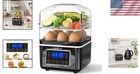 Rapid 2 Tier Electric Food Steamer   Egg Cooker - Meal Prep Made Effortless