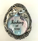 Ganz Lucky Little Hedgehog Message Figurine  thinking Of You 