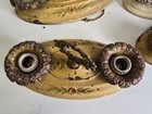 Set Of 4 Antique Vintage 1930 s Art Deco Victorian Double Ceiling Light Fixture