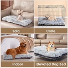 Dog Bed Soft Pet Cushion Large Dog Crate Puppy Cat Mattress Washable Pad Mat Xld
