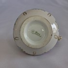 Antique Nippon Hand-painted Creamer Sugar Bowl Set Pink Roses   Gold Moriage 