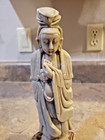 Vintage Chinese Hand Carved Soapstone Figure Juan Yin