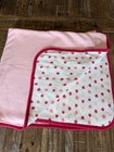 Gymboree Strawberry Baby Reversible Soft Cotton Baby Blanket