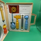 Vintage 1977 Fisher Price Medical Kit 936 Complete Set Doctor Pretend Play Toy