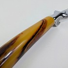 Vintage Butterscotch Bakelite Barware Tortoise Utensil Bottle Can Punch Opener