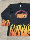 New Vintage 90s Kiss Psycho Circus 1996 Hockey Jersey Flames Fits Mens Xl Nwt