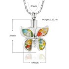 Butterfly Cremation Jewelry For Ashes - Urn Necklace For Ashes Memorial Keepsake