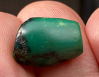 Rare Antique Very Old Tibetan Turquoise Bead - Beautiful Worn Patina 