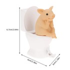 Keepkap Pig Statue Mini Figurine  Resin Home Decor  Lucky Animal Garden For