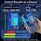 M500 Megohmmeter  Insulation Compatible With Supco M500 Megohmmeter W  Case New