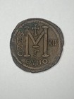 Byzantine Coin Justinian I Follis 40 Nummi Antioch 539 540 Tb  Bronze