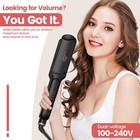 Hair Crimper For Women - Ceramic Waver Hair Tool With 4-in-1 Flat Crimping Ir   